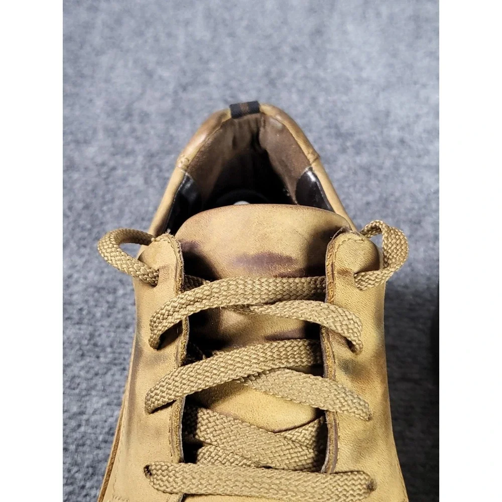 SAS‎ Move On Mens 12.5 S Camel Brown Leather Lace Up Walking Comfort Shoes Work